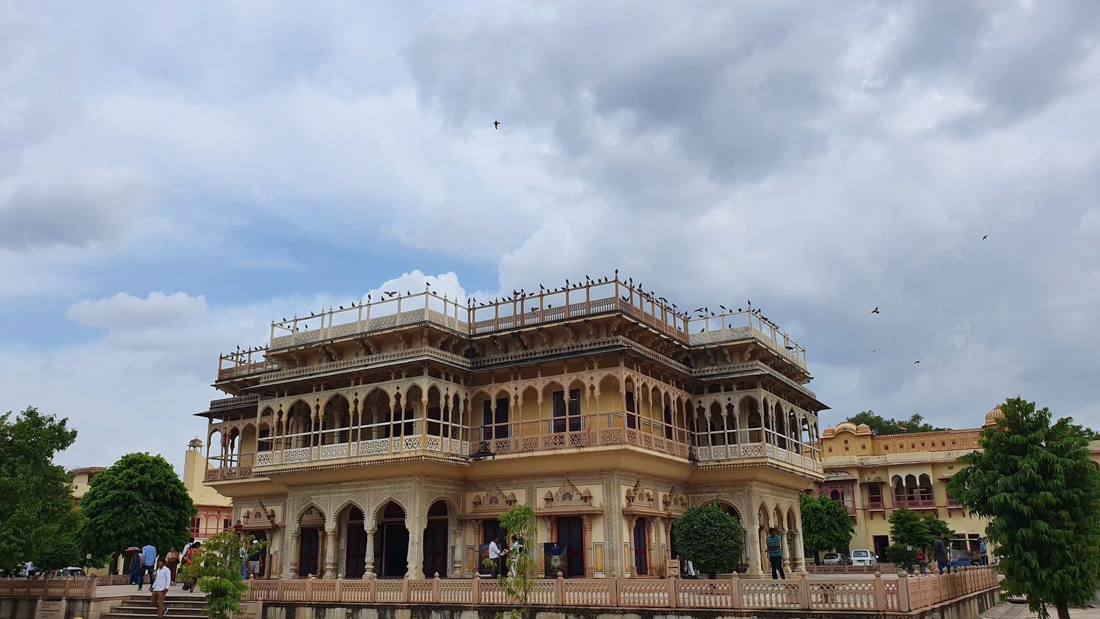 Mubarak Mahal, en el Palacio de la Ciudad de Jaipur