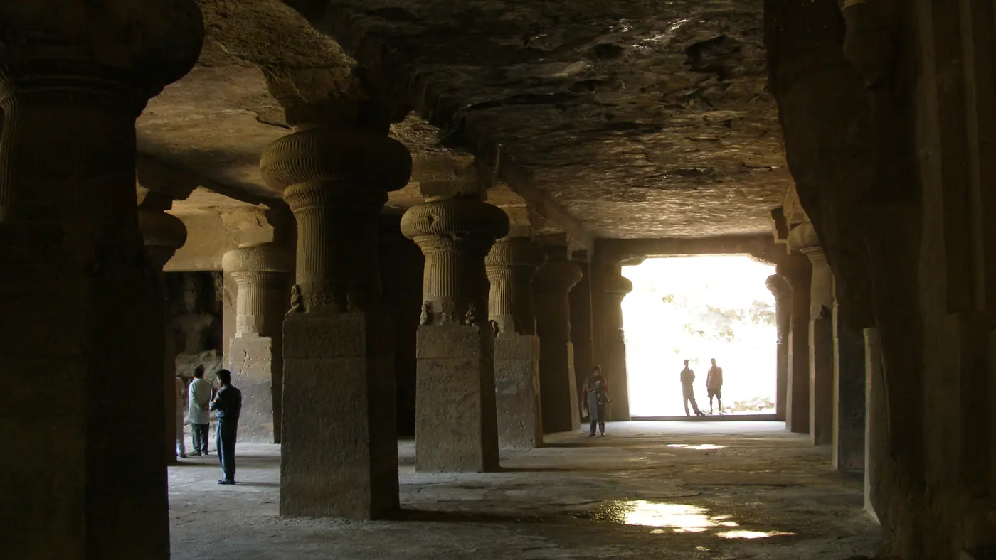 Las cuevas rupestres de Elefanta, frente a Bombay