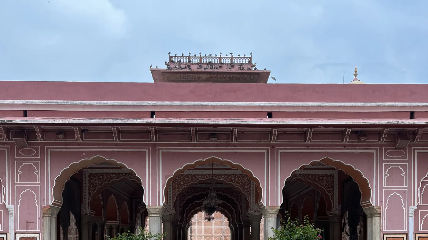 Patio rosa del City Palace de Jaipur